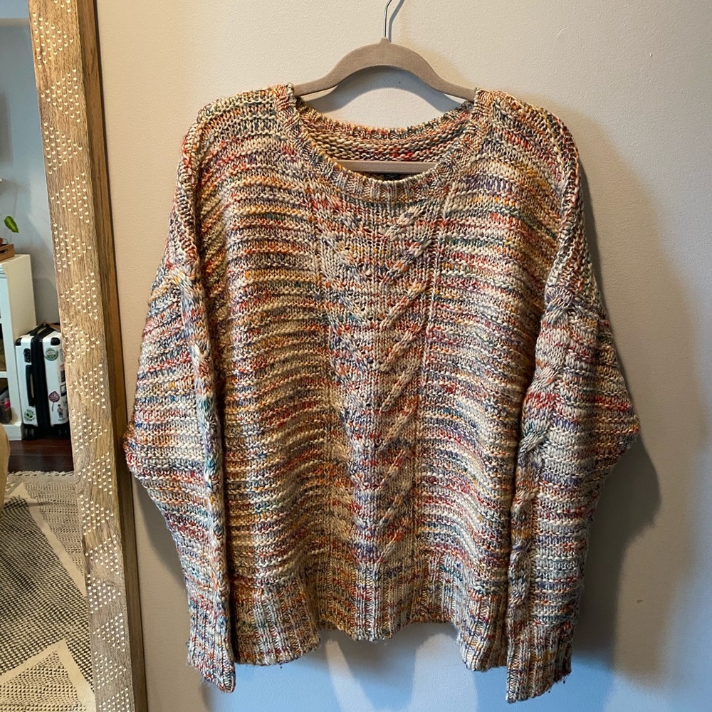 Multicolor Crew Sweater